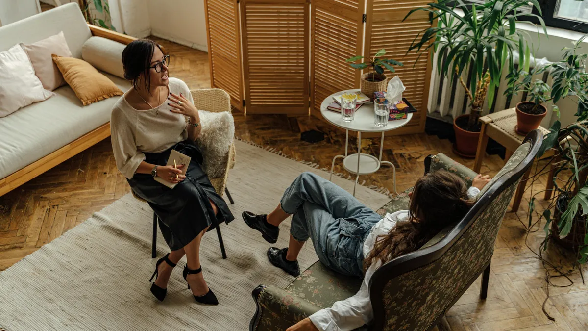 Individual therapy meeting