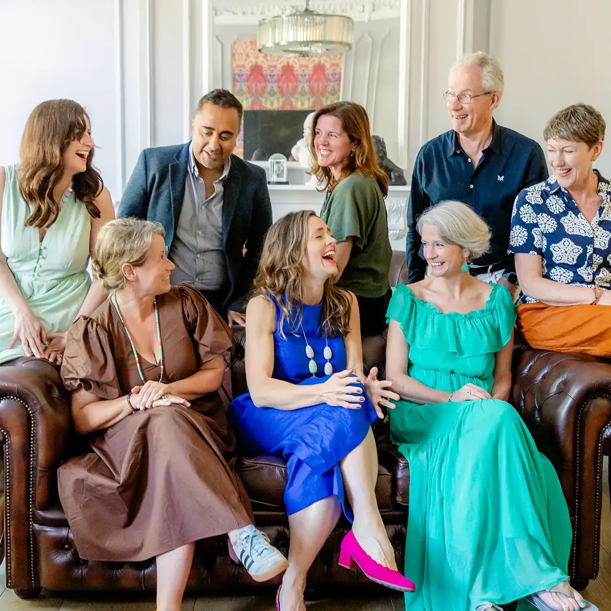 Group Sofa Looking Around